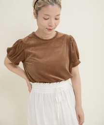 【新品】Dot＆Stripes CHILD WOMAN パフスリーブ Tシャツ AMBIDEX Store CHILD WOMAN/Dot and Stripes CHILD WOMAN/トップス