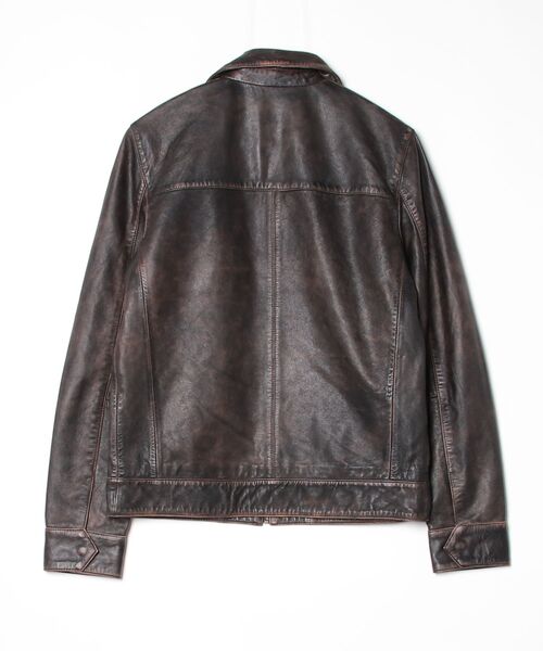 ALLSAINTS（オールセインツ）の「ALLSAINTS ALKAN JACKET（ライダースジャケット・メンズ・ブラック系その他・X-SMALL/SMALL/LARGE/MEDIUM/X-LARGE）」の14枚目の写真