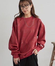ONEXONE（ワンフォーワン）の「ONEXONE/ワンフォーワン DAISY LAND CREWNECK 花柄プリント ジャージ素材スウェット（スウェット）」