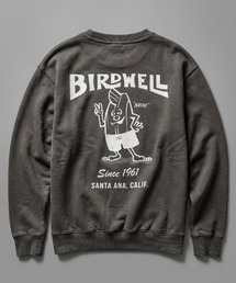 BIRDWELL（バードウェル）の「【BIRDWELL/バードウェル】61 PGM SWEATSHIRT-JP　日本別注　ピグメント加工　ブランドロゴ　バックプリント　スウェット　トレーナー（スウェット）」