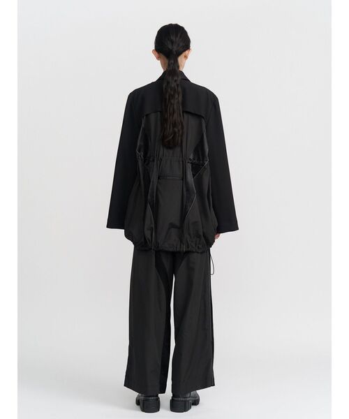 UN3D.（アンスリード）の「FRONT BACK DOCKING JACKET【セットアップ着用可能】 / フロントバックドッキングジャケット（テーラードジャケット・レディース・ブラック/グレー・36/38）」の18枚目の写真
