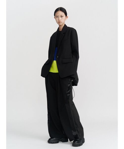 UN3D.（アンスリード）の「FRONT BACK DOCKING JACKET【セットアップ着用可能】 / フロントバックドッキングジャケット（テーラードジャケット・レディース・ブラック/グレー・36/38）」の20枚目の写真