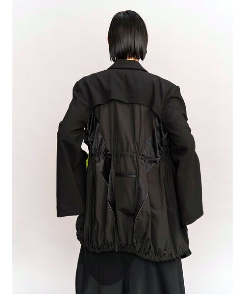 UN3D.（アンスリード）の「FRONT BACK DOCKING JACKET / フロントバックドッキングジャケット（テーラードジャケット・レディース・ブラック/グレー・36/38）」の15枚目の写真