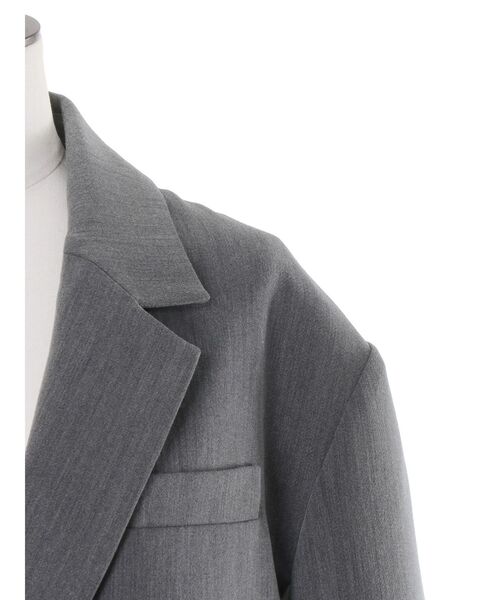 UN3D.（アンスリード）の「FRONT BACK DOCKING JACKET / フロントバックドッキングジャケット（テーラードジャケット・レディース・ブラック/グレー・36/38）」の18枚目の写真