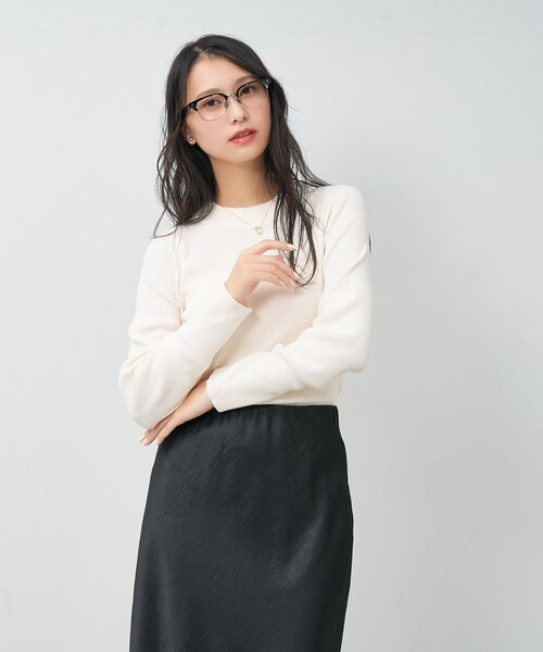 Zoff（ゾフ）の「[東海オンエア としみつさんコラボ] Zoff | TOSHIMITSU ウェリントン型 メガネ｜サーモント 眼鏡 伊達めがね 度付き (レンズ交換券付き) 度あり 度なし ユニセックス（メガネ・メンズ・グリーン系その他/ブラック/ブラウン系その他2・FREE）」の3枚目の写真