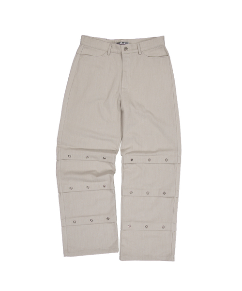 SETUP-EXE(セットアップイーエックスイー)の「PIN TUCK EYELET PANTS / BEIGE(その他パンツ・レディース・その他・SMALL/MEDIUM)」の2枚目の写真