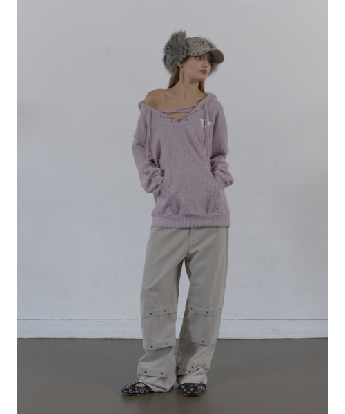 SETUP-EXE(セットアップイーエックスイー)の「PIN TUCK EYELET PANTS / BEIGE(その他パンツ・レディース・その他・SMALL/MEDIUM)」の7枚目の写真