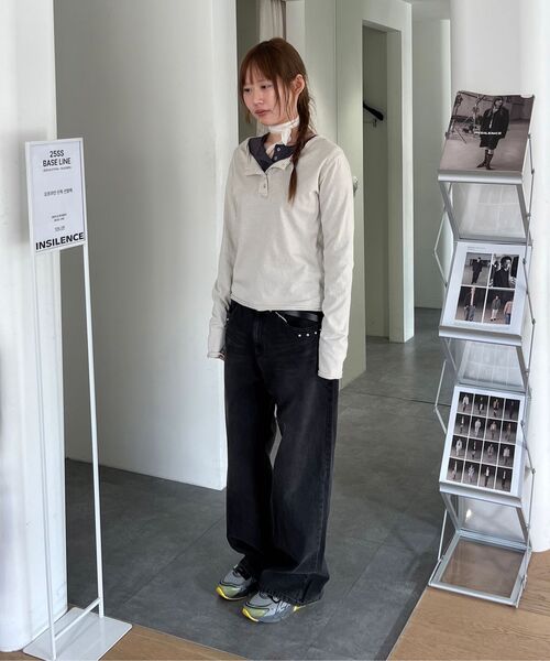 INSILENCE WOMEN(インサイレンスウーマン)の「スタッドポイントデニム BLACK(デニムパンツ・レディース・その他・LARGE/MEDIUM)」の9枚目の写真