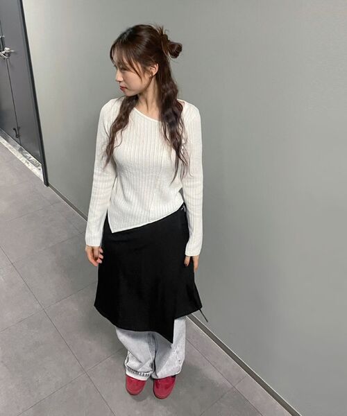 INSILENCE WOMEN(インサイレンスウーマン)の「スタッドポイントデニム BLACK(デニムパンツ・レディース・その他・LARGE/MEDIUM)」の10枚目の写真