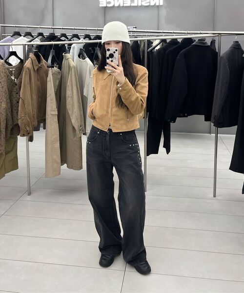 INSILENCE WOMEN(インサイレンスウーマン)の「スタッドポイントデニム BLACK(デニムパンツ・レディース・その他・LARGE/MEDIUM)」の14枚目の写真
