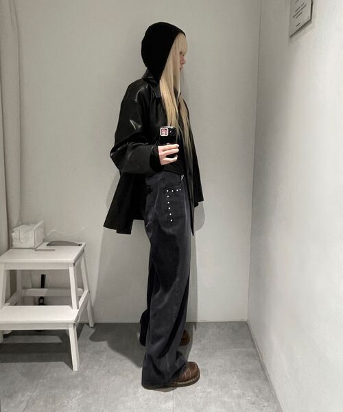 INSILENCE WOMEN(インサイレンスウーマン)の「スタッドポイントデニム BLACK(デニムパンツ・レディース・その他・LARGE/MEDIUM)」の15枚目の写真
