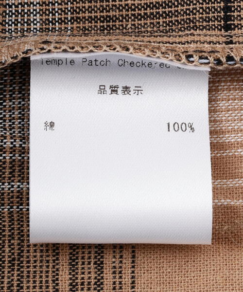 NOT4NERD(ノットフォーナード)の「NOT4NERD/ノットフォーナード/Temple Patch Checkered Shirt(シャツ/ブラウス・メンズ・ブラウン/モスグリーン・XL/L/M)」の14枚目の写真