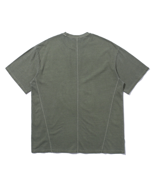 SEARCH410（サーチ410）の「トラベリングピグメント半袖Tシャツカーキ（Tシャツ/カットソー・メンズ・その他・MEDIUM/LARGE）」の2枚目の写真