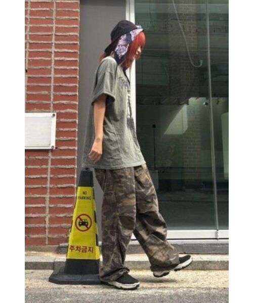 SEARCH410（サーチ410）の「トラベリングピグメント半袖Tシャツカーキ（Tシャツ/カットソー・メンズ・その他・MEDIUM/LARGE）」の3枚目の写真