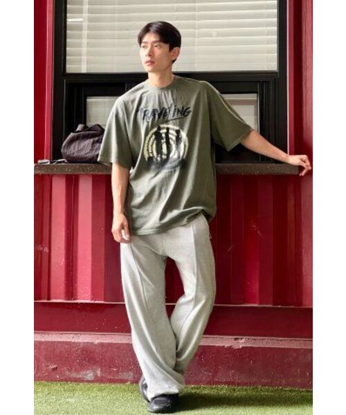 SEARCH410（サーチ410）の「トラベリングピグメント半袖Tシャツカーキ（Tシャツ/カットソー・メンズ・その他・MEDIUM/LARGE）」の4枚目の写真
