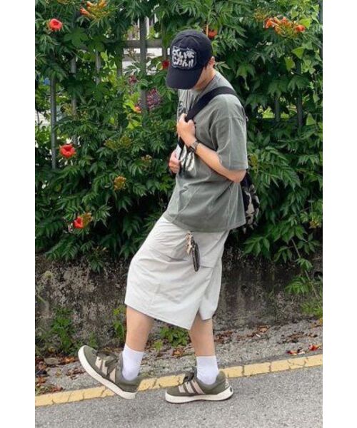 SEARCH410（サーチ410）の「トラベリングピグメント半袖Tシャツカーキ（Tシャツ/カットソー・メンズ・その他・MEDIUM/LARGE）」の7枚目の写真