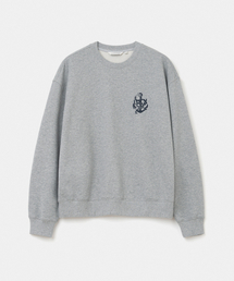 UNIFORM BRIDGE（ユニフォームブリッジ）の「U.S.N sweatshirt melange grey（スウェット）」