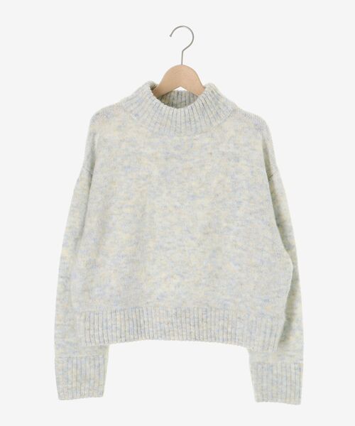 le.coeur blanc(ルクールブラン)の「ミックスカラーハイネックニット(ニット/セーター・レディース・ベージュ系その他2/ブルー系その他2・38)」の21枚目の写真