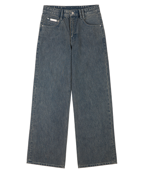 DECET（デケト）の「[CALIK DENIM]Mid Rise Wide Jeans DCPT027PSTNGRBlue（デニムパンツ・レディース・その他・26/28/30/32/34）」の7枚目の写真