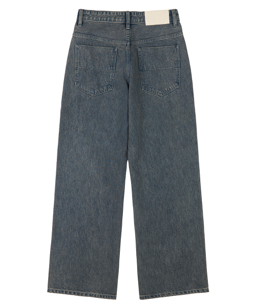 DECET（デケト）の「[CALIK DENIM]Mid Rise Wide Jeans DCPT027PSTNGRBlue（デニムパンツ・レディース・その他・26/28/30/32/34）」の8枚目の写真