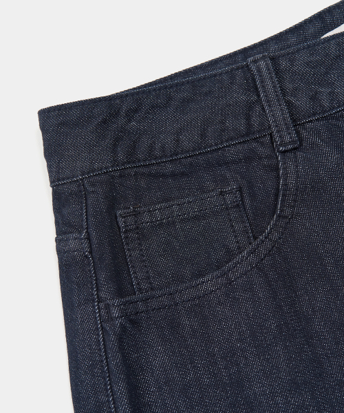 EXCONTAINER(エックスコンテナ)の「ワイドフレアローデニムパンツ (RAW INDIGO)(デニムパンツ・メンズ・その他・LARGE/X-LARGE/SMALL/MEDIUM)」の5枚目の写真