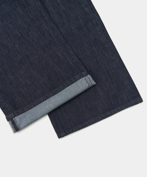 EXCONTAINER(エックスコンテナ)の「ワイドフレアローデニムパンツ (RAW INDIGO)(デニムパンツ・メンズ・その他・LARGE/X-LARGE/SMALL/MEDIUM)」の7枚目の写真