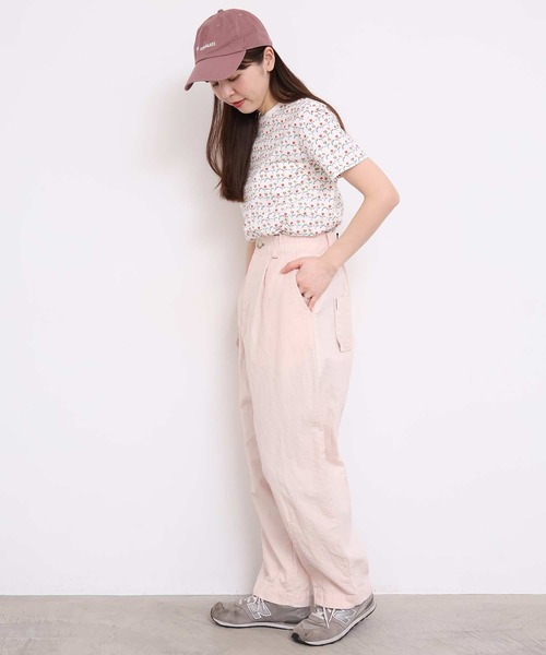 l'atelier du savon(アトリエドサボン)の「washi cotton ちょいまるカーブパンツ(その他パンツ・レディース・オフホワイト/カーキ/ピンク・FREE)」の14枚目の写真