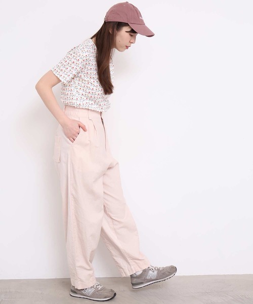 l'atelier du savon(アトリエドサボン)の「washi cotton ちょいまるカーブパンツ(その他パンツ・レディース・オフホワイト/カーキ/ピンク・FREE)」の12枚目の写真