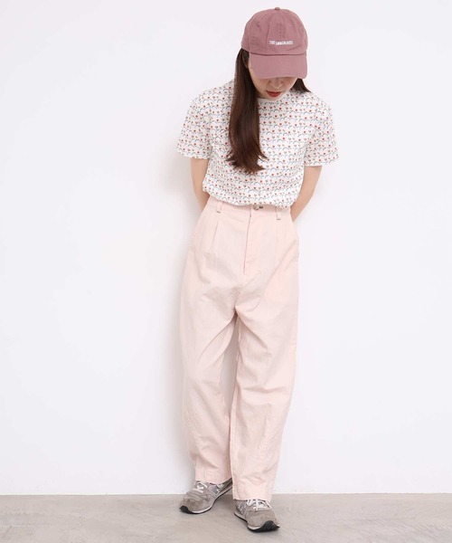 l'atelier du savon(アトリエドサボン)の「washi cotton ちょいまるカーブパンツ(その他パンツ・レディース・オフホワイト/カーキ/ピンク・FREE)」の9枚目の写真