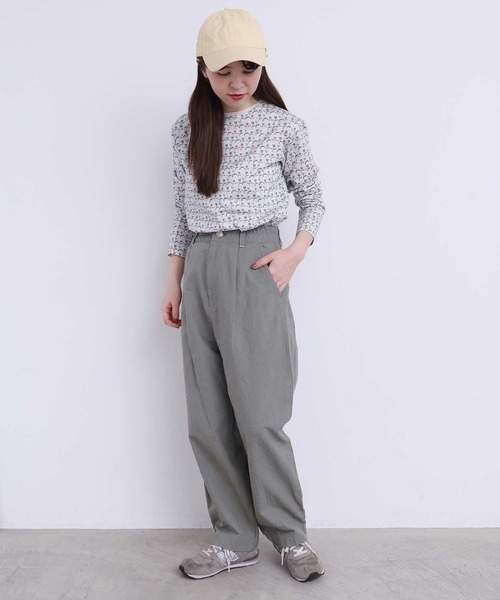 l'atelier du savon(アトリエドサボン)の「washi cotton ちょいまるカーブパンツ(その他パンツ・レディース・オフホワイト/カーキ/ピンク・FREE)」の20枚目の写真