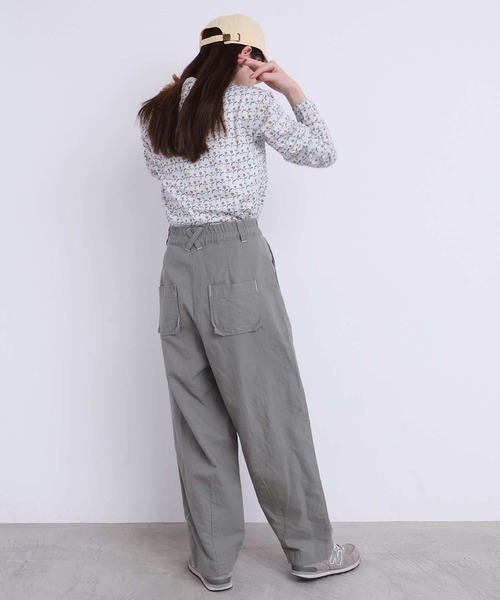 l'atelier du savon(アトリエドサボン)の「washi cotton ちょいまるカーブパンツ(その他パンツ・レディース・オフホワイト/カーキ/ピンク・FREE)」の22枚目の写真