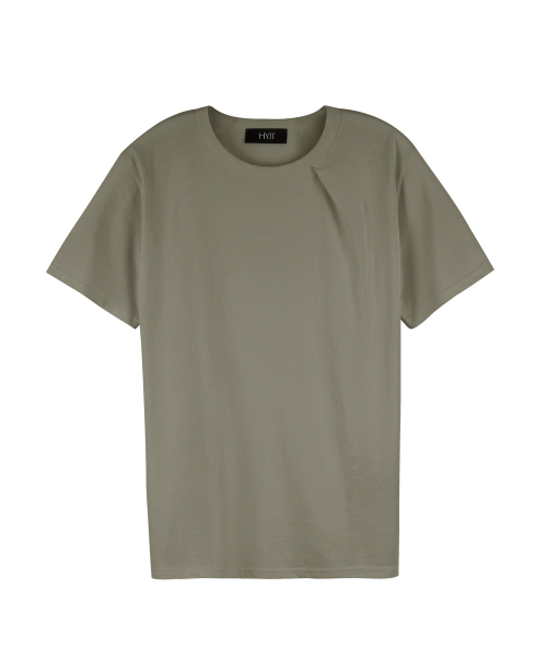 HYII(ハイトゥ)の「ワイドネックジョーTシャツ【カーキ】(Tシャツ/カットソー・メンズ・その他・SMALL/MEDIUM/LARGE)」の3枚目の写真