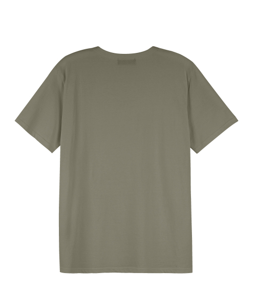 HYII(ハイトゥ)の「ワイドネックジョーTシャツ【カーキ】(Tシャツ/カットソー・メンズ・その他・SMALL/MEDIUM/LARGE)」の4枚目の写真