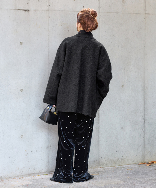 追加》ブークレージャージ着流しコート（その他アウター）｜B.C STOCK