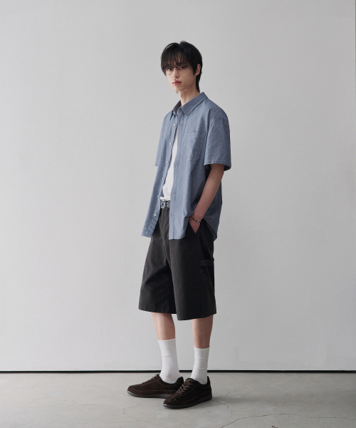 OURDAYZ（アワーデイズ）の「ワープウォッシュハーフシャンブレイシャツ[BLUE]（シャツ/ブラウス・メンズ・その他・MEDIUM/LARGE/X-LARGE）」の3枚目の写真