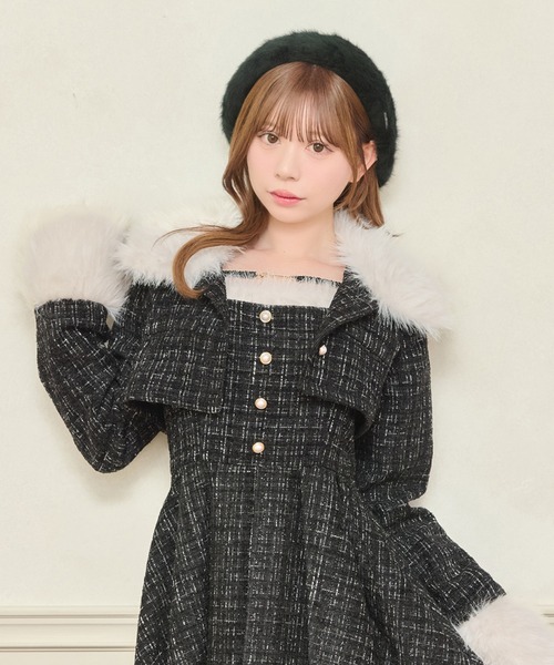 【極美品】PRADA ツイード テーラードジャケット モヘア混 ベージュ系 ジャケット テーラードジャケット 「サイズ展開あり」ツイードダブル