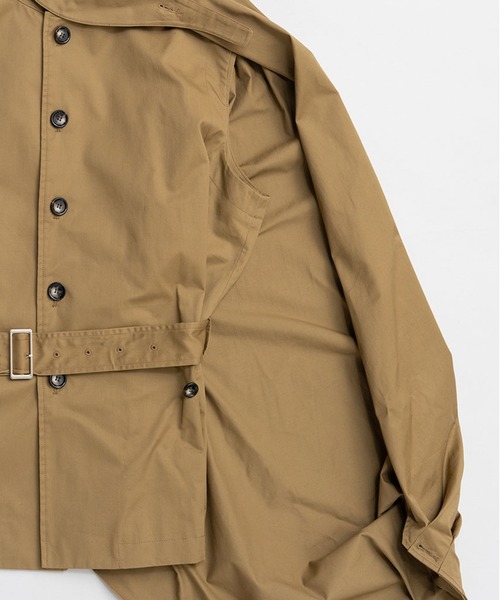 PRANK PROJECT（プランクプロジェクト）の「ドレープコート / Balloon Shaped Sleeveless Coat（その他アウター・レディース・チャコールグレー/ベージュ・FREE）」の3枚目の写真