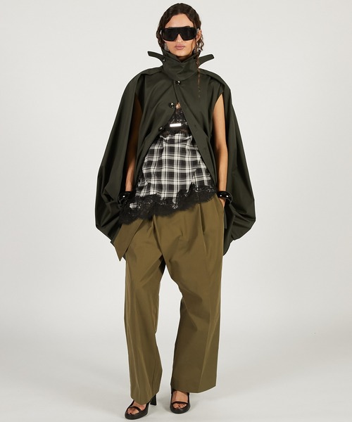 PRANK PROJECT（プランクプロジェクト）の「ドレープコート / Balloon Shaped Sleeveless Coat（その他アウター・レディース・チャコールグレー/ベージュ・FREE）」の11枚目の写真