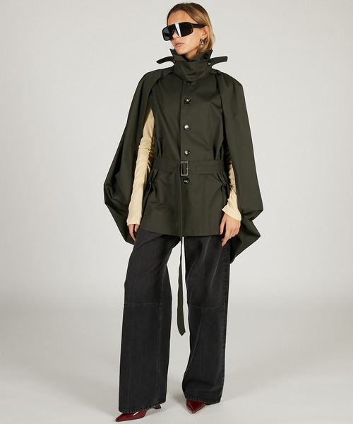 PRANK PROJECT（プランクプロジェクト）の「ドレープコート / Balloon Shaped Sleeveless Coat（その他アウター・レディース・チャコールグレー/ベージュ・FREE）」の9枚目の写真