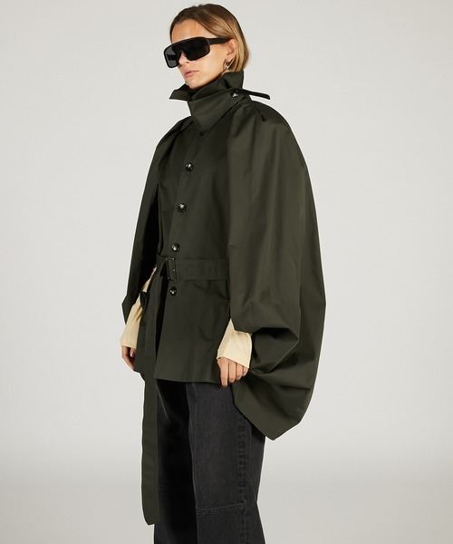 PRANK PROJECT（プランクプロジェクト）の「ドレープコート / Balloon Shaped Sleeveless Coat（その他アウター・レディース・チャコールグレー/ベージュ・FREE）」の17枚目の写真