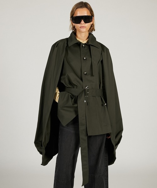 PRANK PROJECT（プランクプロジェクト）の「ドレープコート / Balloon Shaped Sleeveless Coat（その他アウター・レディース・チャコールグレー/ベージュ・FREE）」の16枚目の写真