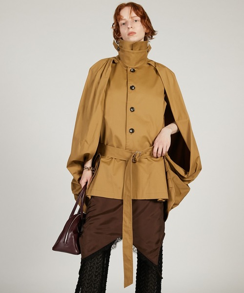 PRANK PROJECT（プランクプロジェクト）の「ドレープコート / Balloon Shaped Sleeveless Coat（その他アウター・レディース・チャコールグレー/ベージュ・FREE）」の21枚目の写真