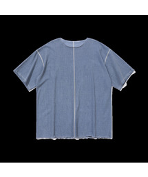 EPISODE UNTITLED（エピソードアンタイトルド）の「PATCH NEEDLE STITCH T-SHIRT_BLUE（Tシャツ/カットソー）」