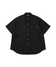 MASAT（マサット）の「Carpenter Work Short Sleeve Shirts _ Black（シャツ/ブラウス）」