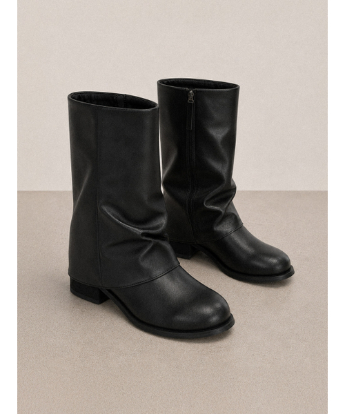 REVE BY REVE（レーヴバイレーヴ）の「アリンプリーツブーツ [5cm]（ブーツ・レディース・その他・22.5cm/24cm/25cm/25.5cm/23cm/23.5cm/24.5cm）」の2枚目の写真