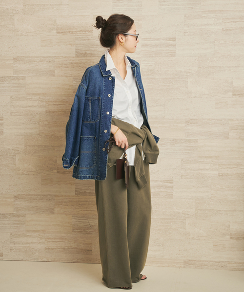 一部カラーWEB限定追加》coverall 4（デニムジャケット）｜Plage