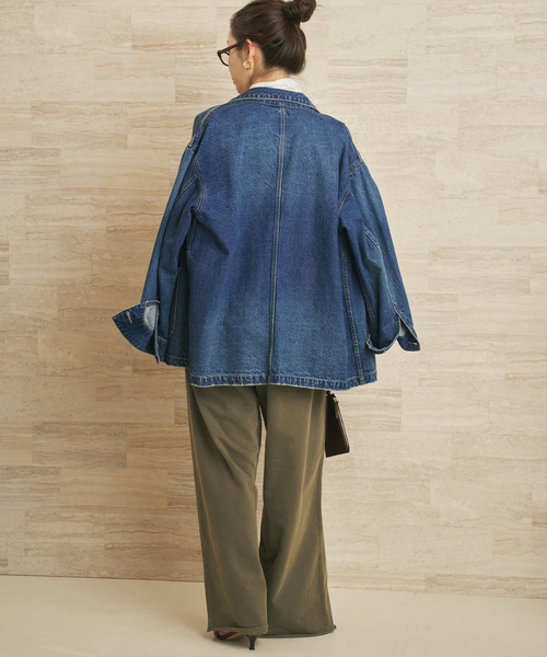 一部カラーWEB限定追加》coverall 4（デニムジャケット）｜Plage