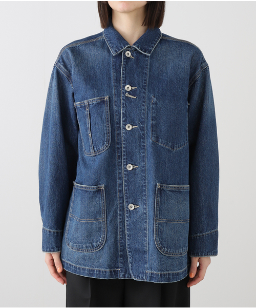 plage（プラージュ）の「《一部カラーWEB限定追加》coverall 4（デニムジャケット・レディース・ブラック/ネイビー・38/36）」の14枚目の写真