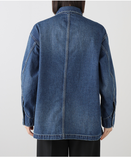 plage（プラージュ）の「《一部カラーWEB限定追加》coverall 4（デニムジャケット・レディース・ブラック/ネイビー・38/36）」の16枚目の写真