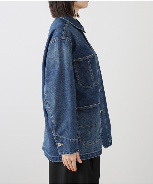 plage（プラージュ）の「《一部カラーWEB限定追加》coverall 4（デニムジャケット・レディース・ブラック/ネイビー・38/36）」の17枚目の写真